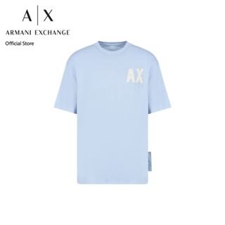 AX Armani Exchange เสื้อยืดผู้ชาย รุ่น AX 6RZTNA ZJ9JZ15DA - สีน้ำเงิน