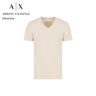 AX Armani Exchange เสื้อยืดผู้ชาย รุ่น AX 8NZT75 ZJA5Z1934 - สีเบจ