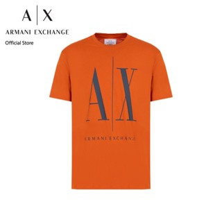 AX Armani Exchange เสื้อยืดผู้ชาย รุ่น AX 8NZTPA ZJH4Z14AW - สีส้ม