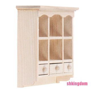 [new] (shki) 1/12 อุปกรณ์ชั้นสําหรับตกแต่งบ้านตุ๊กตา 【ถูก ที่สุด】
