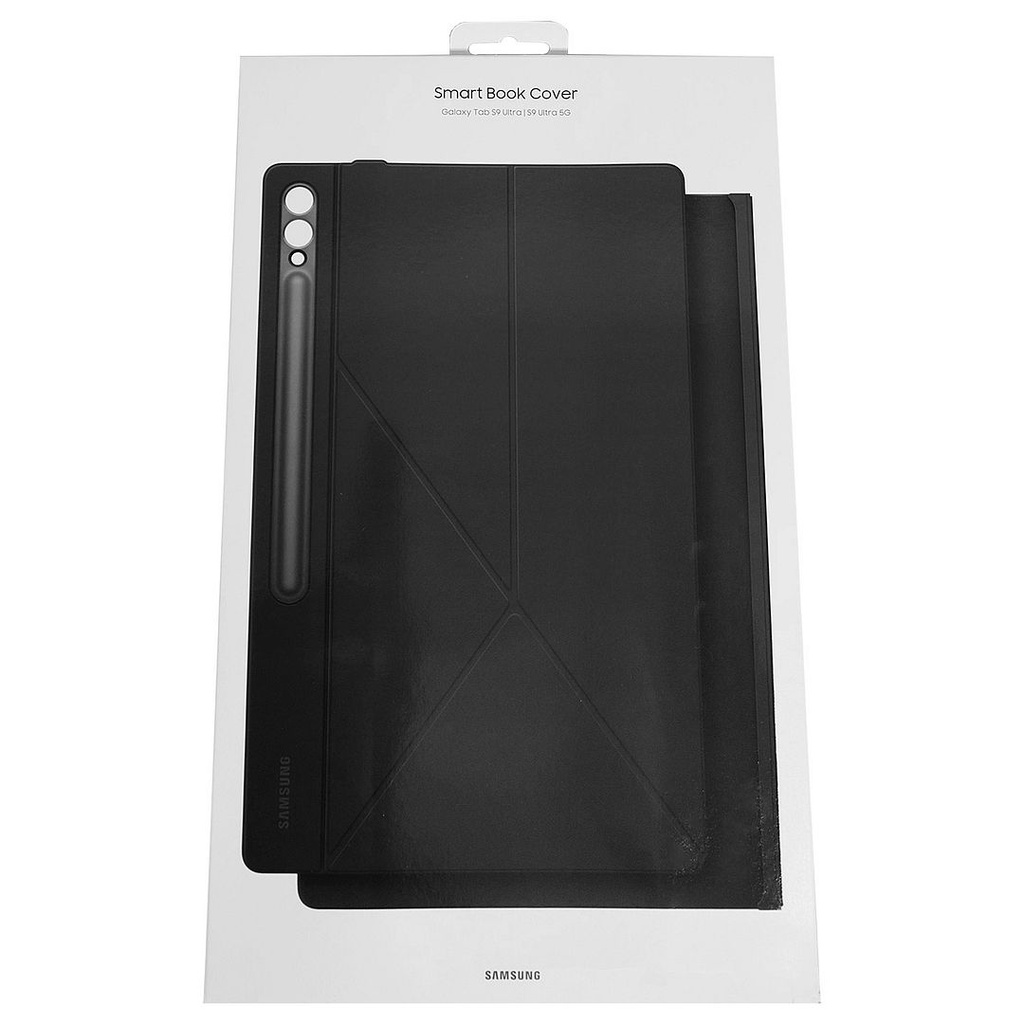 Samsung Official Galaxy Tab S9/S9FE+ Ultra Smart Book Cover Black EF-BX910PBEGWW