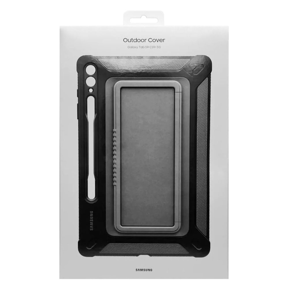 Samsung Official Galaxy Tab S9+ / S10+ Outdoor Cover ( Black ), EF-RX810CBEGWW
