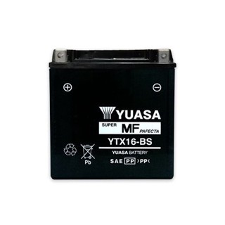 YUASA BATTERY ส่งฟรี! แบตเตอรี่มอเตอร์ไซค์ YUASA YTX16-BS *IN STOCK*