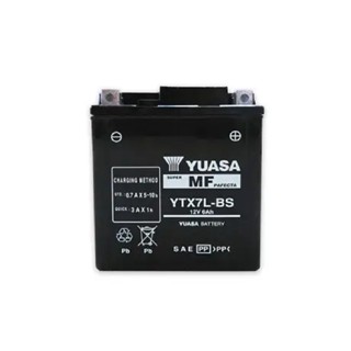 YUASA BATTERY ส่งฟรี! แบตเตอรี่มอเตอร์ไซค์ YUASA YTX7L-BS *IN STOCK*