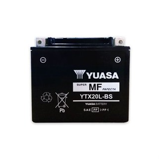 YUASA BATTERY ส่งฟรี! แบตเตอรี่มอเตอร์ไซค์ YUASA YTX20L-BS *IN STOCK*