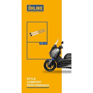 OHLINS ASIA ชุดคิทสปริงหน้า X-Max 250/300 17-18 *IN STOCK*