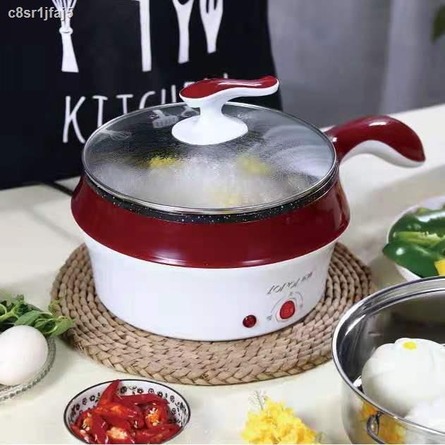 RSS_Lopol Electric NonStick Ceramic/Marble Frying Pan Electric Mini Rice Cooker Steamer Rice Periuk Nasi Viral