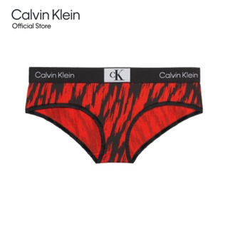 CALVIN KLEIN กางเกงชั้นในผู้หญิง 1996 Cotton ทรง Hipster รุ่น QF7295AD ACN - สีแดง