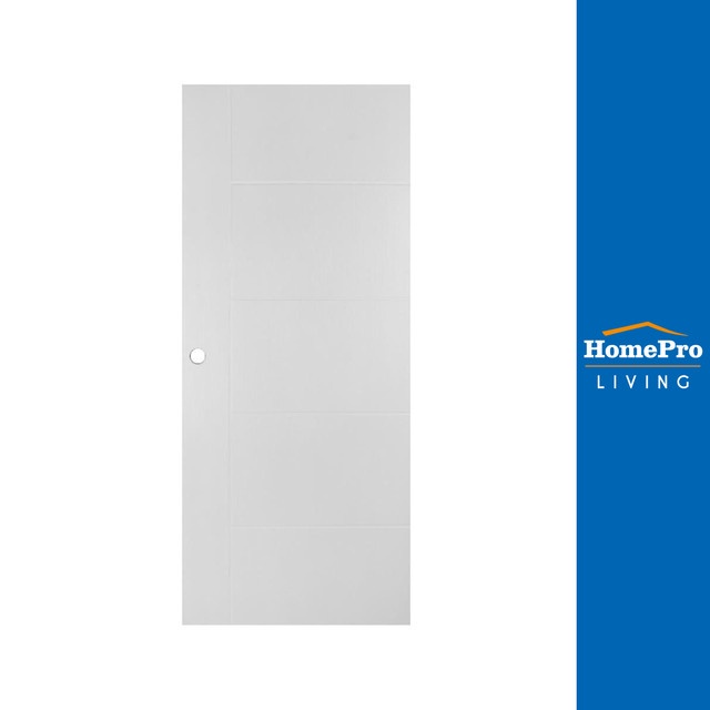 HomePro ประตูภายนอก UPVC ET-06W 80x200 ซม. สีขาว แบรนด์ AZLE
