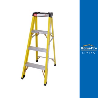 HomePro บันไดกันไฟ FG303 4 ขั้น สีดำ-เหลือง แบรนด์ LITE