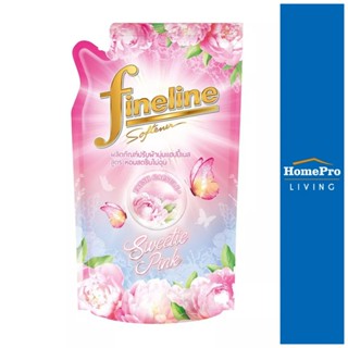HomePro รีฟิลน้ำยาปรับผ้านุ่ม  500ml SWEET PINK แบรนด์ FINELINE