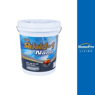 HomePro สีน้ำทาฝ้า SHIELD-1 NANO #E999 5 แกลลอน แบรนด์ TOA