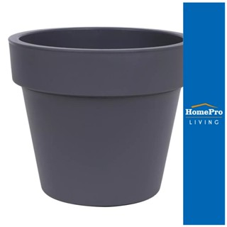 HomePro กระถางพลาสติก RING 29 ซม. สีเทา แบรนด์ SPRING