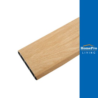 HomePro บัวพื้น PVC 9.5x240x1.5 ซม. สีโอ๊ค แบรนด์ CROBERN