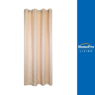 HomePro ผ้าม่าน EYELET SIMPLY UV 140X220 ซม. สีครีม แบรนด์ HLS