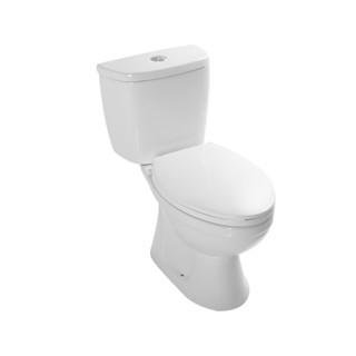 HomePro สุขภัณฑ์ 2 ชิ้น  495.61.471 3/4.8L สีขาว แบรนด์ HAFELE