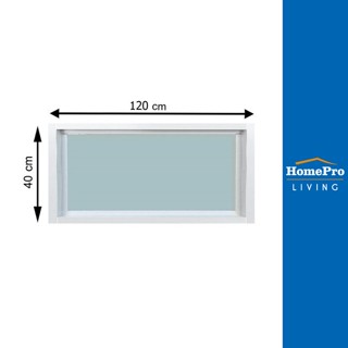 HomePro ช่องแสงหน้าต่าง UPVC WINDOW ASIA 120x40 ซม. สีขาว แบรนด์ วินโดว์ เอเชีย