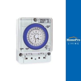 HomePro สวิตช์ตั้งเวลา 24 ชั่วโมง มีแบตสำรอง TM-B20 แบรนด์ HACO