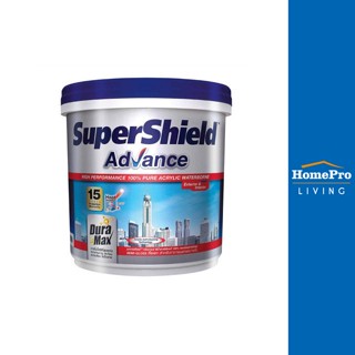 HomePro สีน้ำทาภายนอก SUPERSHIELD ADVANCE BASE C กึ่งเงา 9 ลิตร แบรนด์ TOA