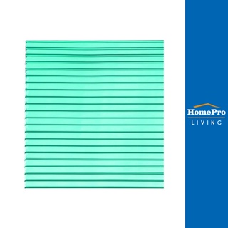 HomePro แผ่นโพลีคาร์บอเนตแบบใส 122x244x0.6 ซม. สีเขียว แบรนด์ SUNSHIELD