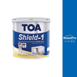 HomePro สีน้ำทาภายใน SHIELD-1 BASE A กึ่งเงา 2.5 แกลลอน แบรนด์ TOA