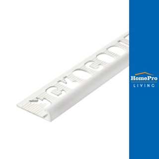 HomePro คิ้ว UPVC พลัสไมโครแบน 2 ม. 10 มม. สีขาวไข่มุก แบรนด์ จระเข้