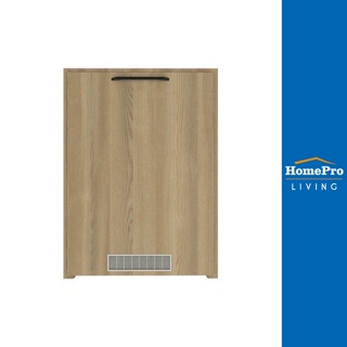 HomePro บานถังแก๊ส WPC ENZO มือจับดำ 50x70 ซม. สี เนเจอรัลโอ๊ค แบรนด์ PARAZZO