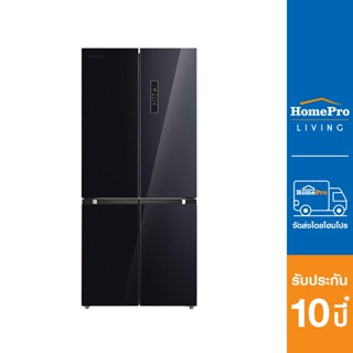 TOSHIBA ตู้เย็น MULTI DOOR รุ่น GR-RF610WE-PGT(22) 18 คิว สีกระจกดำ