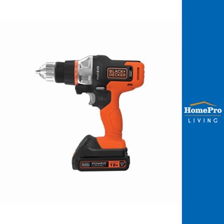 HomePro สว่านไฟฟ้า EVO185B1-B1 10 มม. 18 โวลต์ แบรนด์ BLACK&amp;DECKER