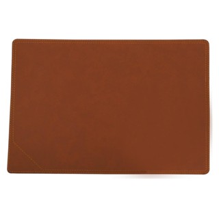 HomePro แผ่นรองจาน CO-009T สีน้ำตาลอ่อน แบรนด์ KAN LEATHER