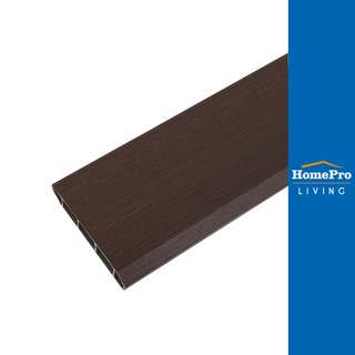 HomePro บัวพื้น PVC 9.5x240x1.5 ซม. สี DRAK-OAK แบรนด์ CROBERN