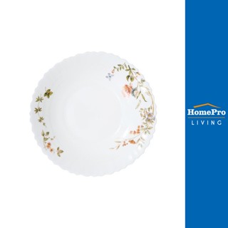 HomePro จานลึก แก้วโอปอล 8.5 นิ้ว BUTTERFLY แบรนด์ KECH