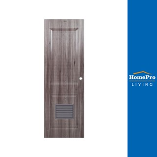  HomePro ประตูห้องน้ำUPVC LT-01เกล็ด 70X200 ซม. สีDark Grey แบรนด์ AZLE