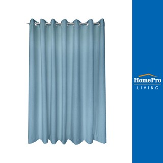 HomePro ผ้าม่าน EYELET NEVILLE UV 270X160 ซม. สีฟ้า แบรนด์ HLS