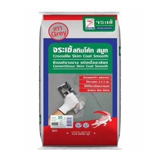 HomePro ซีเมนต์ฉาบผิวละเอียด ตรา 25 กก. สีเทา แบรนด์ จระเข้