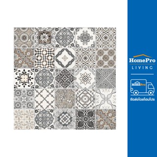 HomePro กระเบื้องพื้น 16x16 นิ้ว คามิน เทา A 0.96M2 แบรนด์ ภูผา