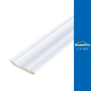 HomePro บัวฝ้าPS -2401 6.5x240x1.2 ซม. สีขาว แบรนด์ CROBERN