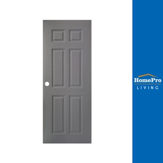 HomePro ประตูภายนอกUPVC MR003 80X200 ซม. สีเทา แบรนด์ AZLE