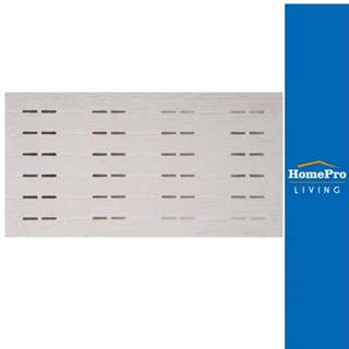 HomePro แผ่นฝ้าระบายอากาศ เฌอร่าบอร์ด ลายสักเว้นร่อง 60x120x0.4 ซม. สีธรรมชาติ แบรนด์ SHERA