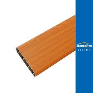 HomePro บัวพื้น PVC 9.5x240x1.5 ซม. สีเชอรี่ แบรนด์ CROBERN