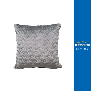 HomePro หมอนอิง BIX 18x18 นิ้ว สีเทา แบรนด์ HLS