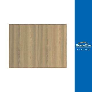 HomePro บานซิงค์คู่ ENZO 80x60 ซม. สีเนเชอรัลโอ๊ก แบรนด์ PARAZZO