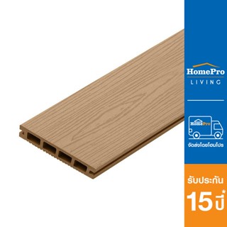 HomePro ไม้พื้น 13.5X240X2.5 ซม. สีไม้สัก แบรนด์ THAISUN