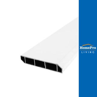 HomePro บัวพื้น PVC 9.5x240x1.5 ซม. สีขาว แบรนด์ CROBERN