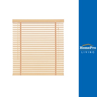 HomePro มู่ลี่ PVC FAUXWOOD 70X130 ซม. สีเบจ แบรนด์ HLS