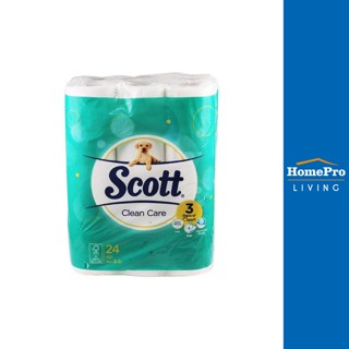 HomePro กระดาษชำระ CLEAN CARE แพ็ค24 แบรนด์ SCOTT