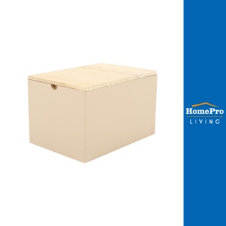 HomePro กล่องไม้มีฝา รุ่น MERRY S 17X25X15.5 ซม. สีชมพู แบรนด์ STACKO