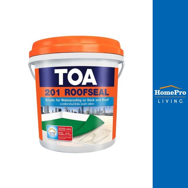 #TOA #สีอะคริลิกกันซึม #สีหลังคา #สีทาหลังคาดาดฟ้า #สีอะคริลิกขาว #กันน้ำ