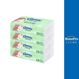 HomePro กระดาษเช็ดหน้า ACNE COMFORT 100 แผ่น แพ็ก 4 แบรนด์ KLEENEX