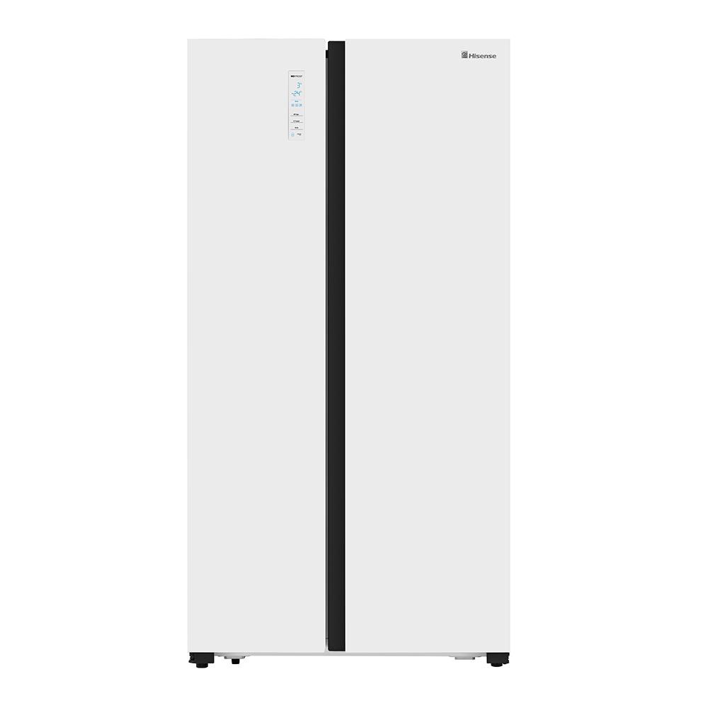 HISENSE ตู้เย็น SIDE BY SIDE รุ่น RS670N4AW1 18.5 คิว สีขาว